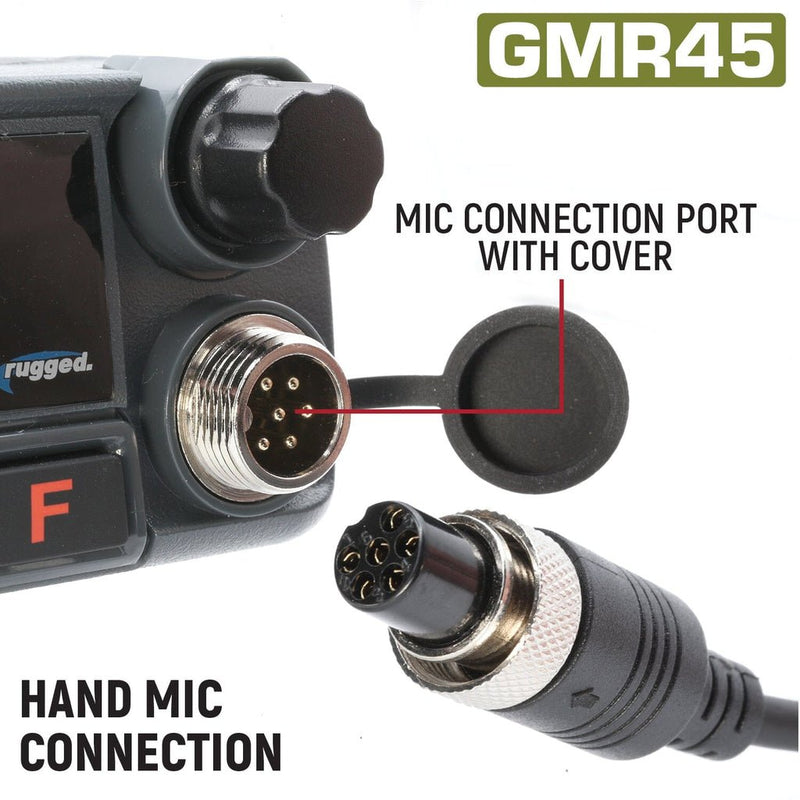 Radio Kit - GMR45 High Power GMRS Band Mobile Radio with Antenna - Aspire Auto Accessories