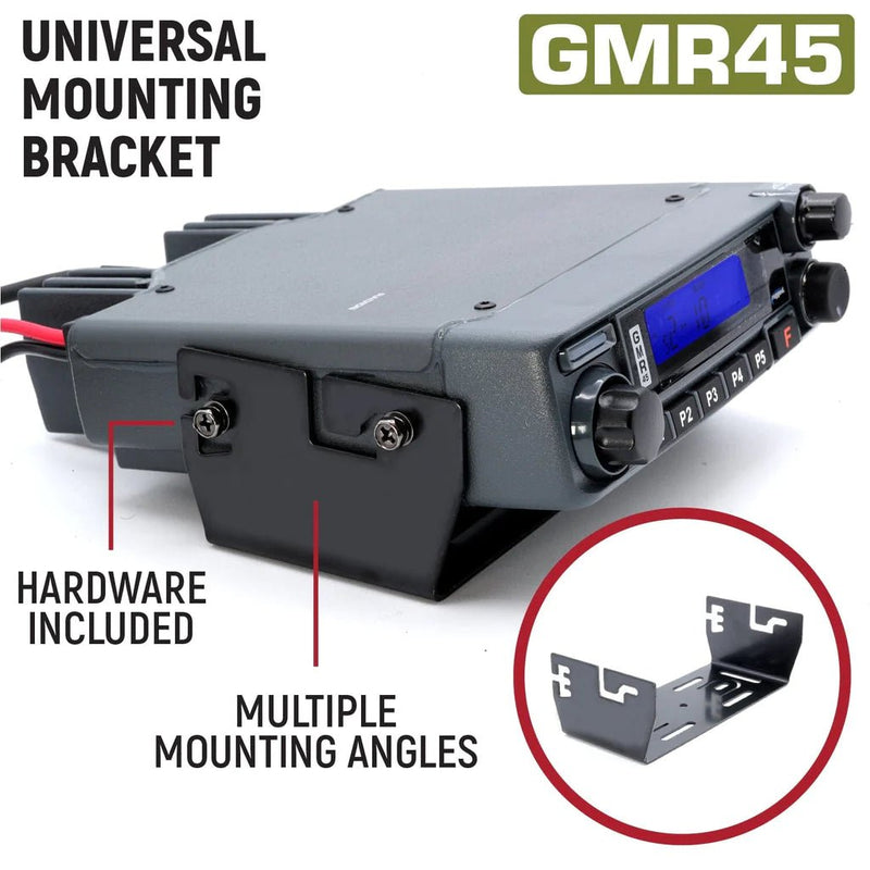 Radio Kit Lite - GMR45 GMRS Band Mobile Radio with Stealth Antenna - Aspire Auto Accessories