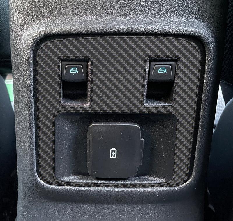 Rear Center Console Accent Trim Fits 2021-2022 Ford Bronco - Aspire Auto Accessories