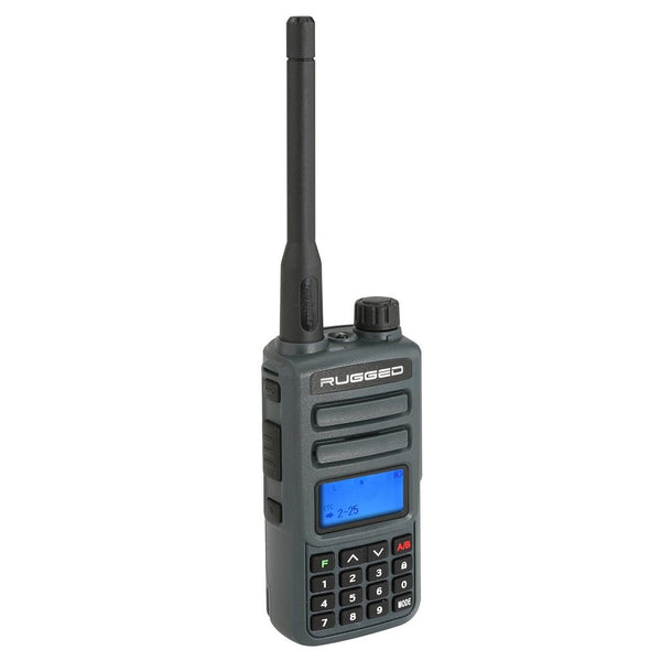 Rugged GMR2 GMRS/FRS Handheld Radio - Grey - Aspire Auto Accessories