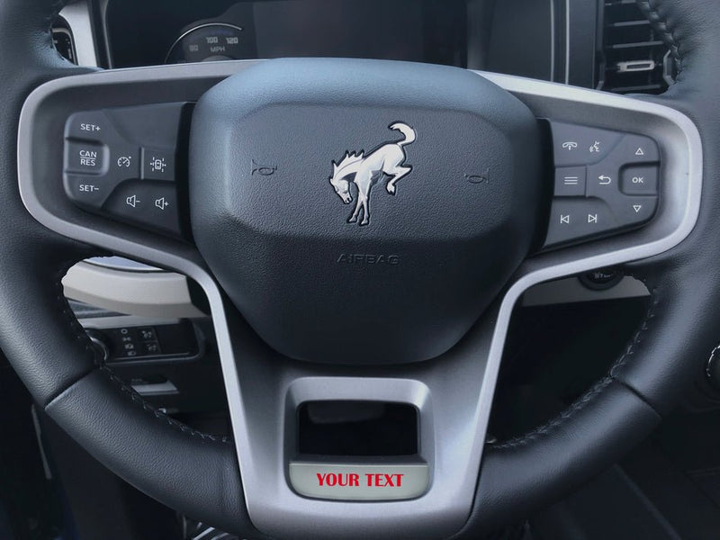 Steering Wheel Insert Accent Trim Fits 2021-2022 Ford Bronco - Aspire Auto Accessories