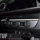 Tufskinz Strip Above Climate Control Accent Trim for Tacoma (2016-2023) - Aspire Auto Accessories