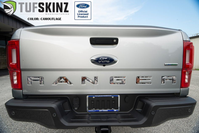 Tailgate Inserts Letter Inserts Fits 2019-2022 Ford Ranger - Aspire Auto Accessories