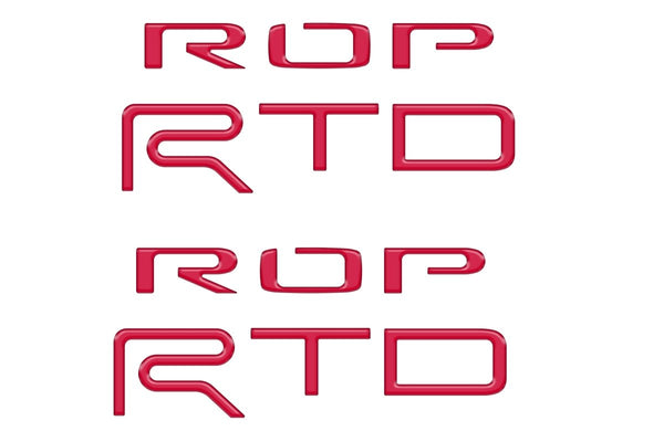 "TRD PRO" Bed Side(PAIR) Letter Inserts Fits 2015-2021 Toyota Tundra - Aspire Auto Accessories