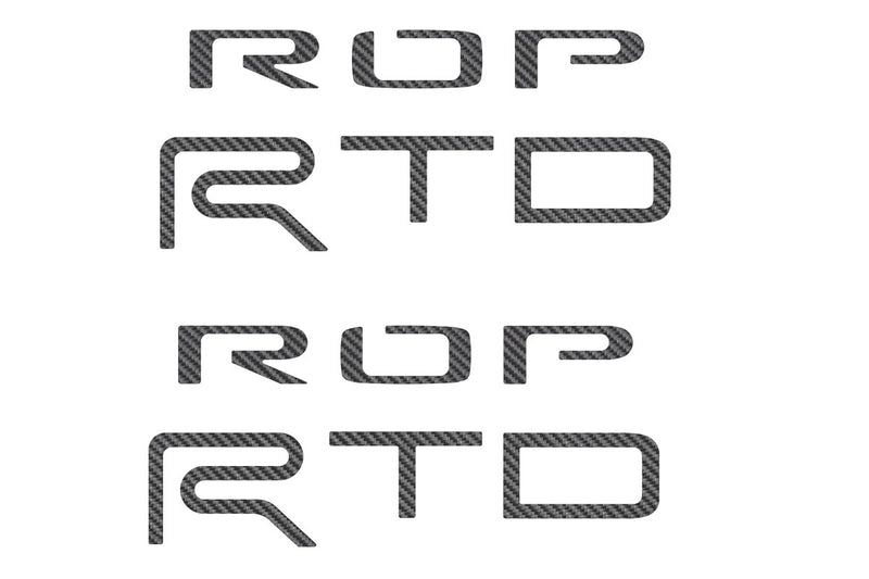 "TRD PRO" Bed Side(PAIR) Letter Inserts Fits 2015-2021 Toyota Tundra - Aspire Auto Accessories