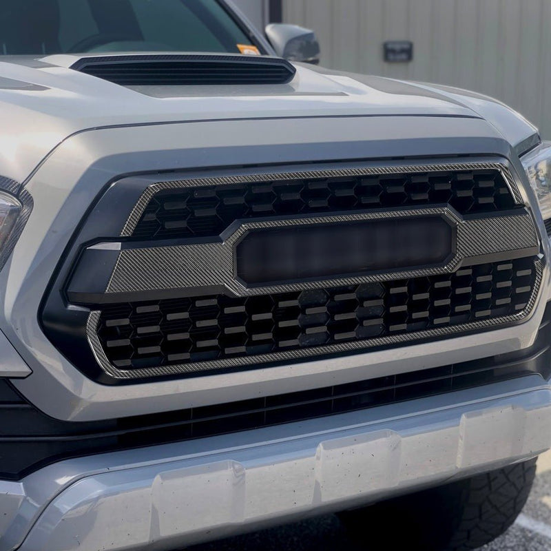 TRD Pro Grille Overlay Accent Trim Fits 2016-2023 Toyota Tacoma - Aspire Auto Accessories