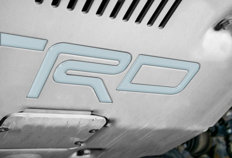 "TRD" Skid Plate Letter Inserts Fits 2019-2021 Toyota Tundra - Aspire Auto Accessories