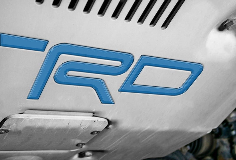 "TRD" Skid Plate Letter Inserts Fits 2019-2021 Toyota Tundra - Aspire Auto Accessories