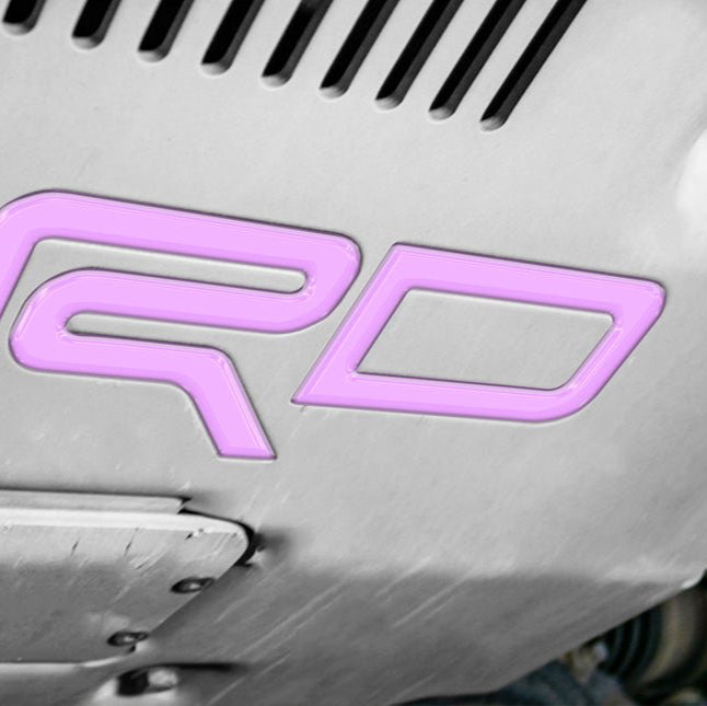 Tufskinz Skid Plate Letter Inserts for 4Runner (2010-2024) - Aspire Auto Accessories