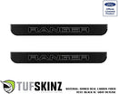 Tufskinz Domed Door Sill Protection Overlays for Ford Ranger (2019-2023) - Aspire Auto Accessories