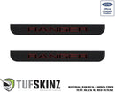 Tufskinz Domed Door Sill Protection Overlays for Ford Ranger (2019-2023) - Aspire Auto Accessories