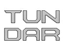 Tufskinz "TUNDRA" Tailgate Letter Inserts for Tundra (2014-2021) - Aspire Auto Accessories