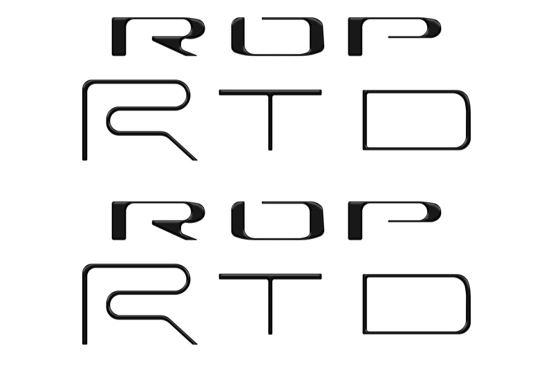 Tufskinz Bed Side Letter Inserts for Tacoma TRD Pro (2022-2023) - Aspire Auto Accessories