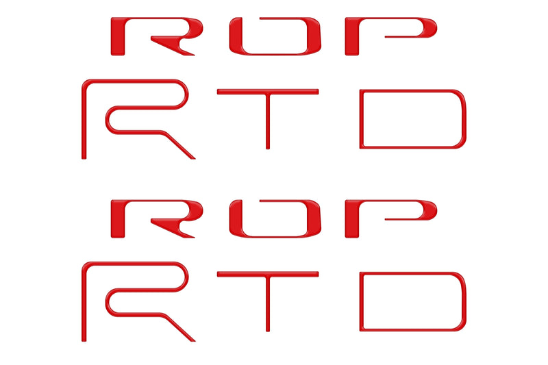 Tufskinz Bed Side Letter Inserts for Tacoma TRD Pro (2022-2023) - Aspire Auto Accessories