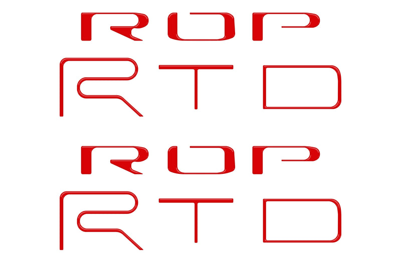 Tufskinz Bed Side Letter Inserts for Tacoma TRD Pro (2022-2023) - Aspire Auto Accessories