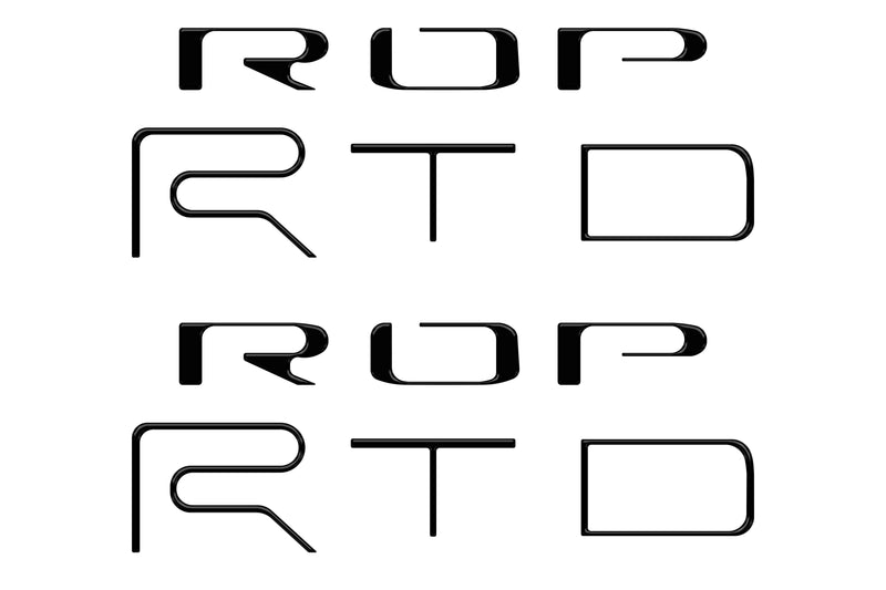 Tufskinz Bed Side Letter Inserts for Tacoma TRD Pro (2022-2023) - Aspire Auto Accessories