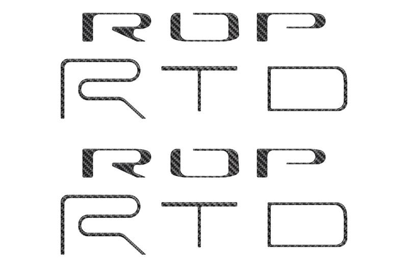 Tufskinz Bed Side Letter Inserts for Tacoma TRD Pro (2022-2023) - Aspire Auto Accessories