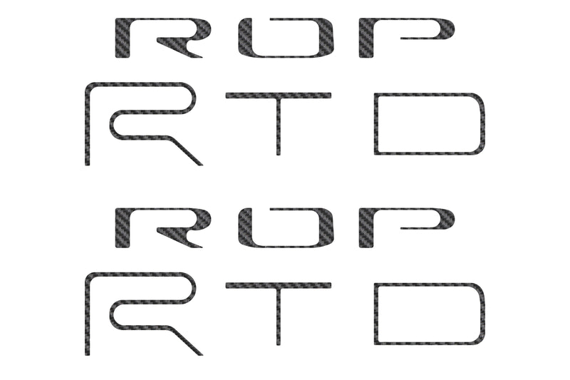 Tufskinz Bed Side Letter Inserts for Tacoma TRD Pro (2022-2023) - Aspire Auto Accessories