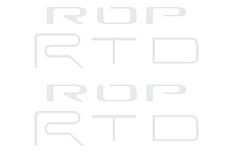 Tufskinz Bed Side Letter Inserts for Tacoma TRD Pro (2022-2023) - Aspire Auto Accessories