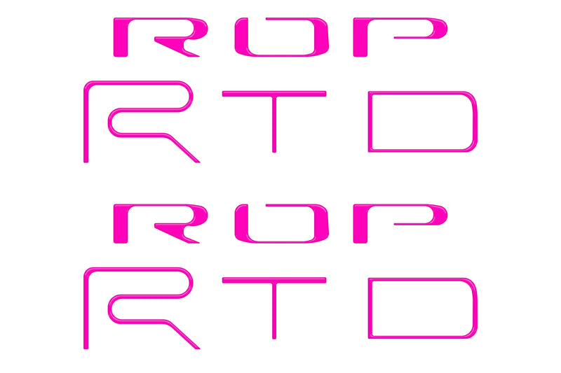 Tufskinz Bed Side Letter Inserts for Tacoma TRD Pro (2022-2023) - Aspire Auto Accessories