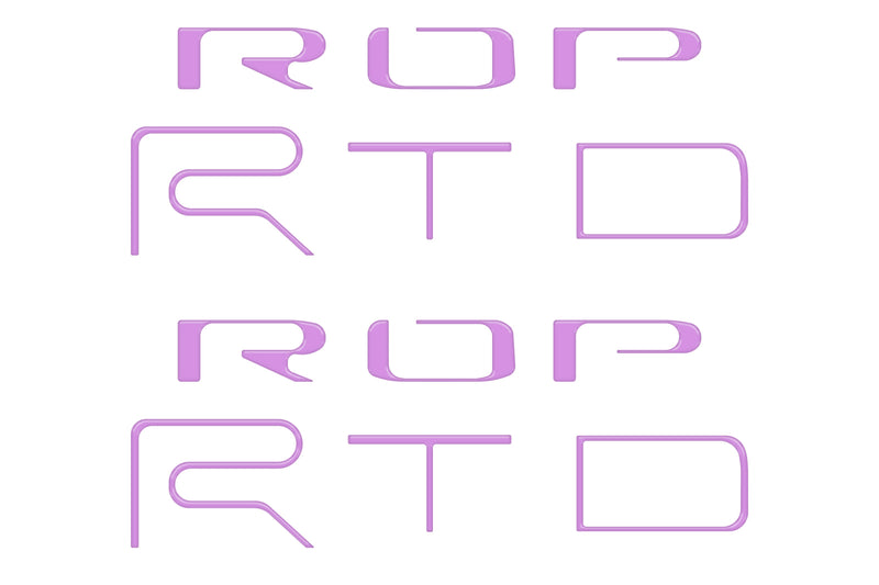 Tufskinz Bed Side Letter Inserts for Tacoma TRD Pro (2022-2023) - Aspire Auto Accessories