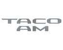 Tufskinz "TACOMA" Tailgate Letter Inserts for  Tacoma (2016-2023) - Aspire Auto Accessories