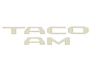 Tufskinz "TACOMA" Tailgate Letter Inserts for  Tacoma (2016-2023) - Aspire Auto Accessories