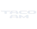 Tufskinz "TACOMA" Tailgate Letter Inserts for  Tacoma (2016-2023) - Aspire Auto Accessories