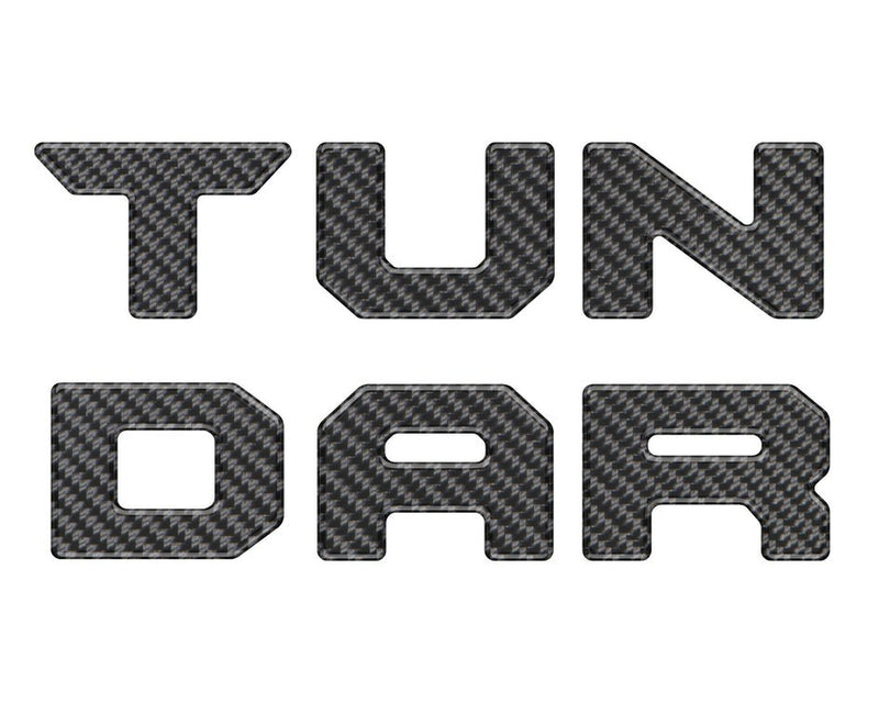 Tufskinz Bed Rail Letter Overlays for Tundra (2022-2024) - Aspire Auto Accessories