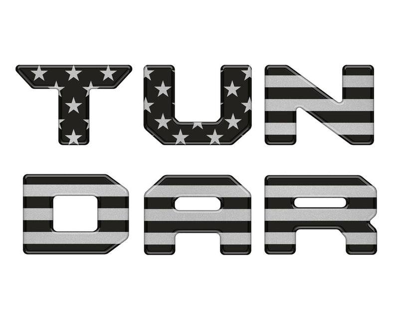 Tufskinz Bed Rail Letter Overlays for Tundra (2022-2024) - Aspire Auto Accessories