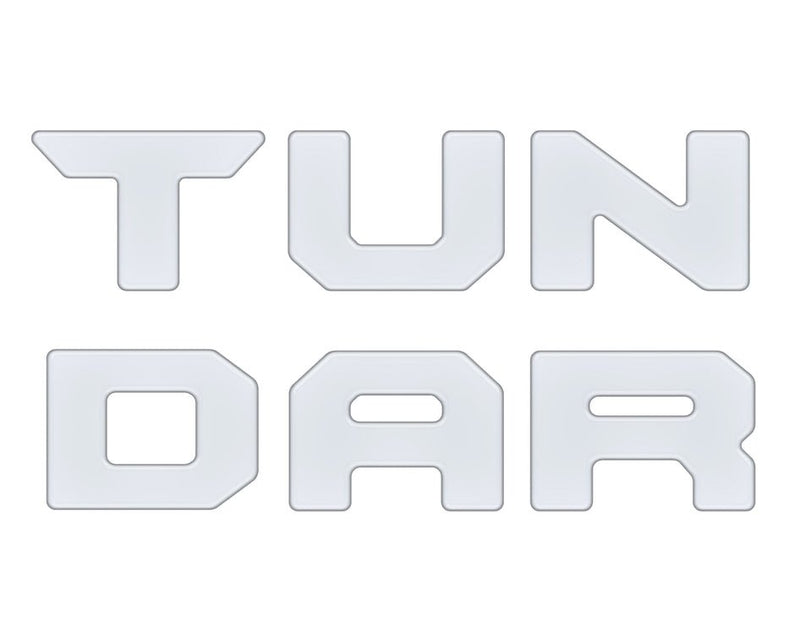 Tufskinz Bed Rail Letter Overlays for Tundra (2022-2024) - Aspire Auto Accessories