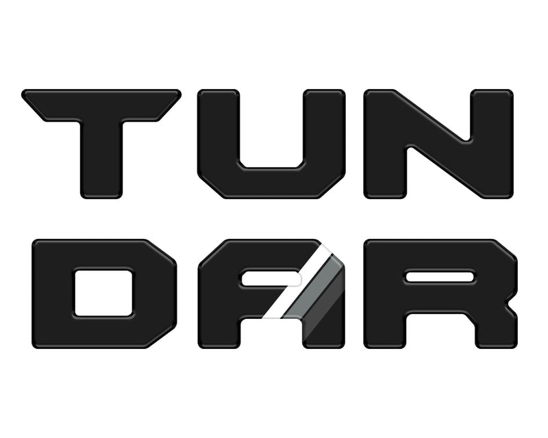 Tufskinz Bed Rail Letter Overlays for Tundra (2022-2024) - Aspire Auto Accessories