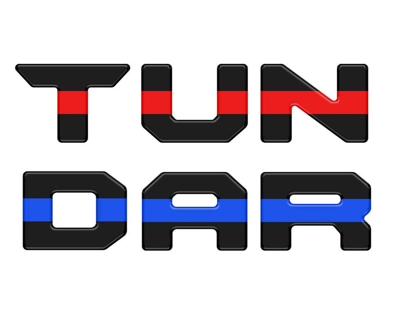 Tufskinz Bed Rail Letter Overlays for Tundra (2022-2024) - Aspire Auto Accessories