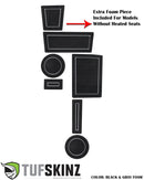 Tufskinz FOAM Cup Holder Inserts (2WD) For 4Runner (2010-2024) - Aspire Auto Accessories