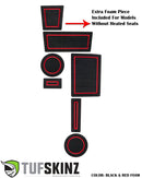 Tufskinz FOAM Cup Holder Inserts (2WD) For 4Runner (2010-2024) - Aspire Auto Accessories