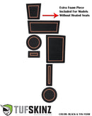 Tufskinz FOAM Cup Holder Inserts (2WD) For 4Runner (2010-2024) - Aspire Auto Accessories