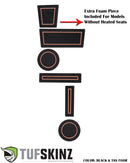 Tufskinz FOAM Cup Holder Inserts (4WD with Shifter Knob) For 4Runner (2010-2024) - Aspire Auto Accessories