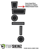 Tufskinz FOAM Cup Holder Inserts (4WD with Shifter Knob) For 4Runner (2010-2024) - Aspire Auto Accessories