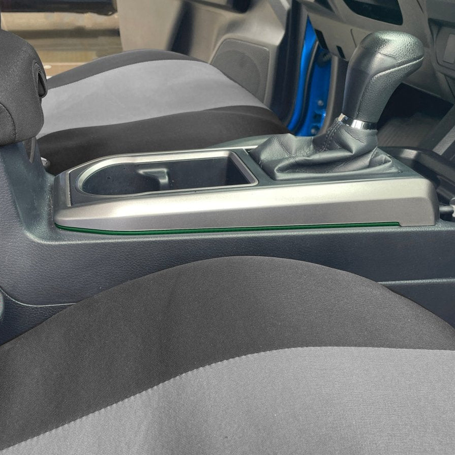 Tufskinz Side Center Console Line Inserts (Automatic) for Tacoma (2016