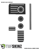 Tufskinz Bucket Seat Foam Inserts for Tundra (2014-2021) - Aspire Auto Accessories