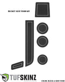 Tufskinz Bucket Seats Interior Cup Holder Foam Inserts for Tundra (2007-2013) - Aspire Auto Accessories