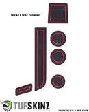 Tufskinz Bucket Seats Interior Cup Holder Foam Inserts for Tundra (2007-2013) - Aspire Auto Accessories