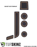 Tufskinz Bucket Seats Interior Cup Holder Foam Inserts for Tundra (2007-2013) - Aspire Auto Accessories