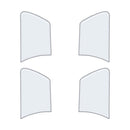 Tufskinz Door Handle Inserts (Double Cab) for  Tacoma (2016-2023) - Aspire Auto Accessories