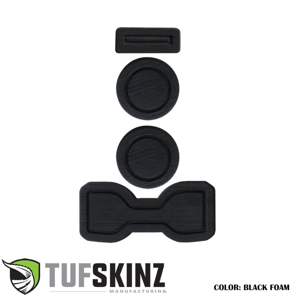Tufskinz FOAM Cup Holder Inserts(Manual/QI Charger) Inserts for  Tacoma (2016-2023) - Aspire Auto Accessories