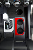 Tufskinz Center Console Cup Holder Replacement Accent Trim for Tundra (2014-2021) - Aspire Auto Accessories