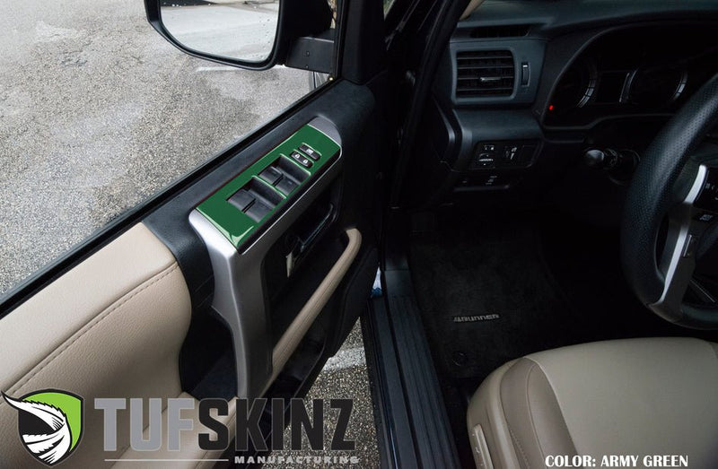Tufskinz Side Door Control Accent Trim for 4Runner (2014-2024) - Aspire Auto Accessories