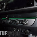 Tufskinz Strip Above Climate Control Accent Trim for Tacoma (2016-2023) - Aspire Auto Accessories