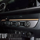Tufskinz Strip Above Climate Control Accent Trim for Tacoma (2016-2023) - Aspire Auto Accessories
