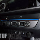 Tufskinz Strip Above Climate Control Accent Trim for Tacoma (2016-2023) - Aspire Auto Accessories